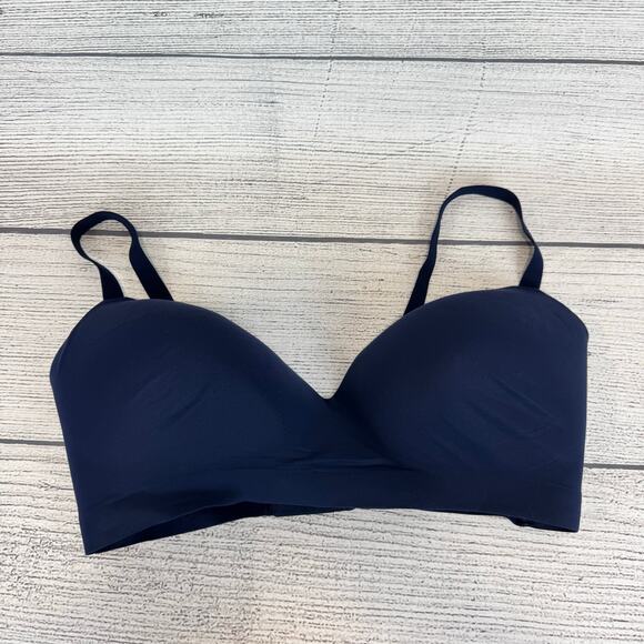 Soma Women's Navy Blue Enbliss Wireless Bra Size 40DD - Picture 1 of 10